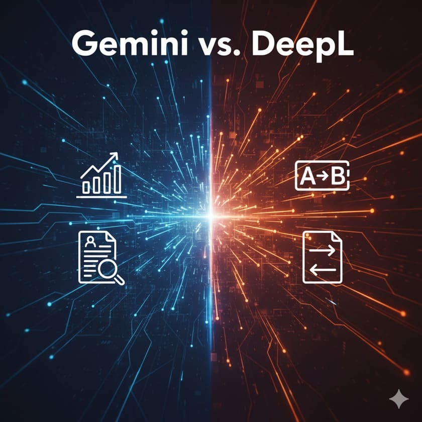 翻訳精度と他AI翻訳比較｜Gemini 対 DeepL