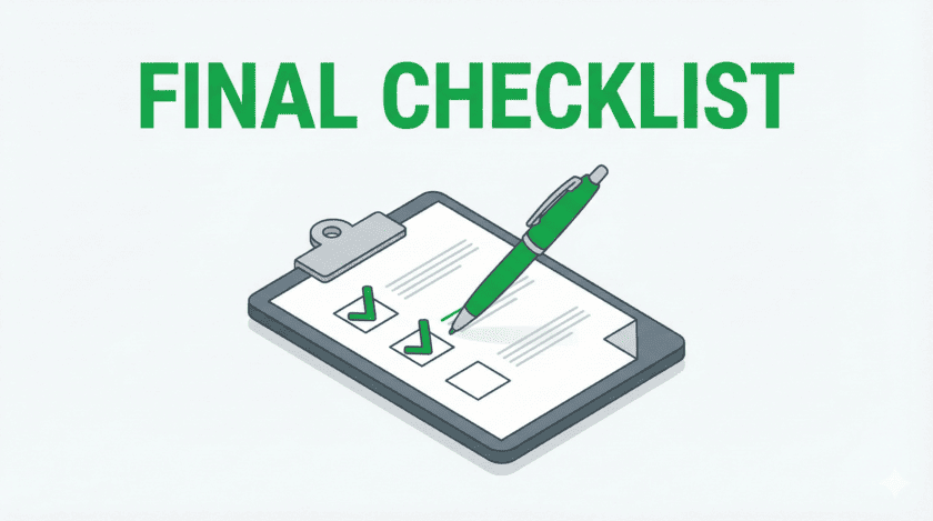 考察の評価を劇的に高めるための最終チェックポイント