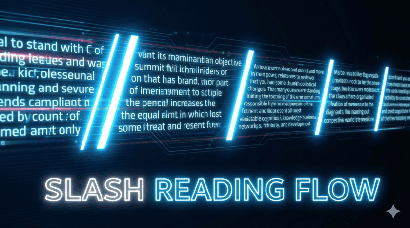 【STEP 2】認知負荷を下げる「スラッシュリーディング」と「チャンキング」